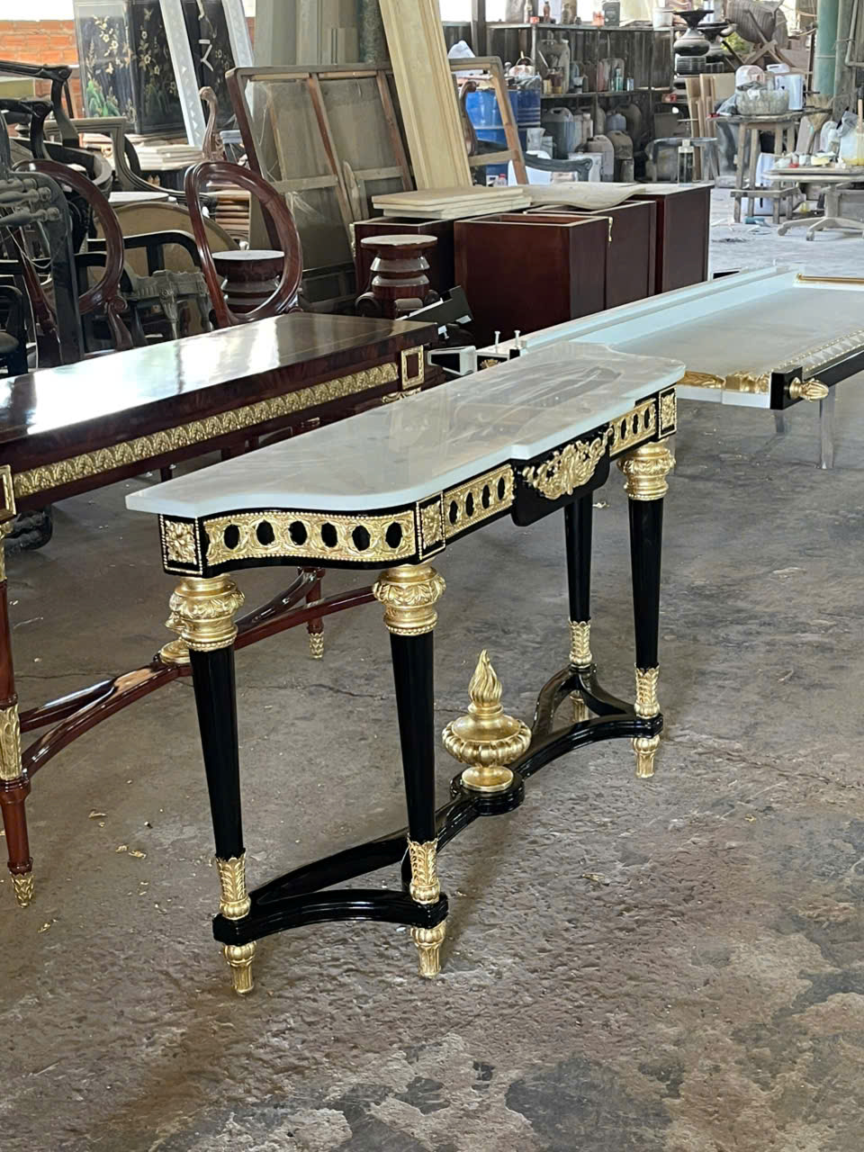 Bàn Console Cổ Điển Hoàng Gia Ý- Bàn Trang Trí